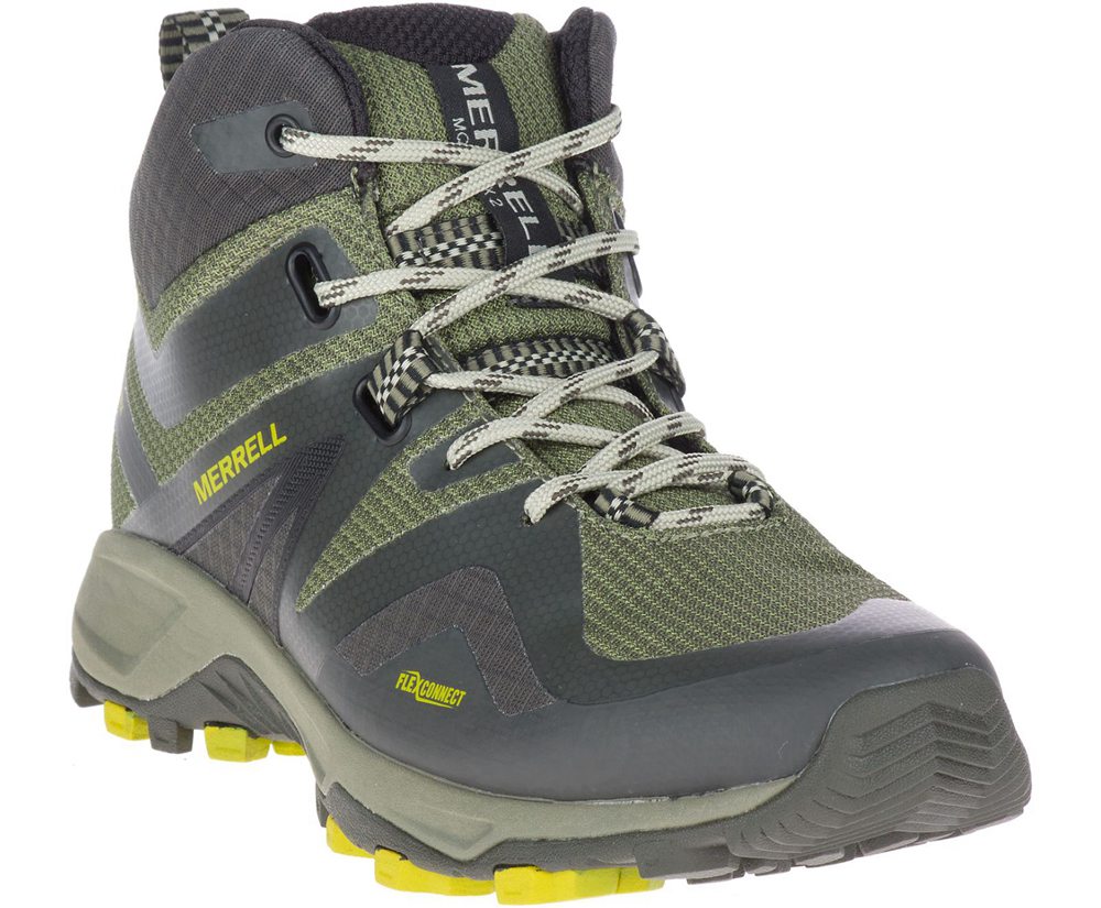 Merrell Boots Olive - MQM Flex 2 Mid GORE-TEX® - Womens 34GKBIAXS